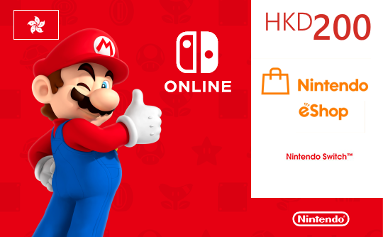 Nintendo eShop200港币充值卡/礼品卡